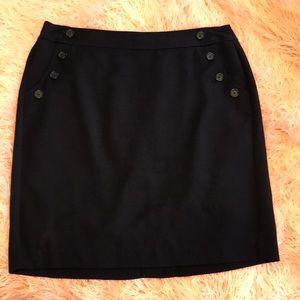 Navy Blue Pencil Skirt